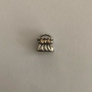 Pandora Two-tone Purse Bead 14k/SS